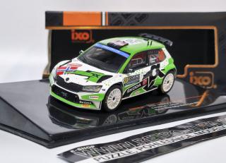 IXO models Škoda Fabia R5 Evo #23 K. Rovanperä - J. Halttunen Rallye Portugal 2019 1:43