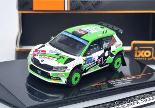IXO models Škoda Fabia R5 Evo #23 K. Rovanperä - J. Halttunen Rallye Portugal 2019 1:43