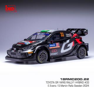IXO models Škoda Fabia Rally2 EVO No.18 Kopecký/Hloušek Barum Rally 2023 IXO 1:43