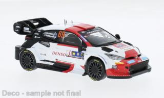 IXO models Toyota Yaris Rally1 No.69 Rovanperä/Halttunen Central european Rally 2023 IXO 1:43