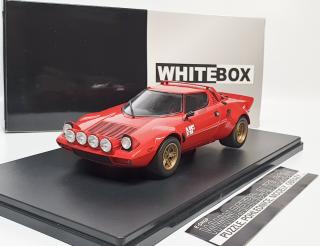 Lancia Stratos HF - červená Whitebox 1:24 (Poslední kusy!!!)