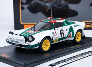Lancia Stratos HF No.6 Waldegard/Thorszelius Alitalia Rallye Monte Carlo 1976 IXO 1:18