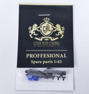 Maják Hella light old - černý/modrý - stavebnice CAL 1:43