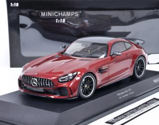 Mercedes-AMG GT-R 2021 - červená metalíza MINICHAMPS 1:18