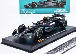 Mercedes AMG W14 E Performance F1 #44 L.Hamilton 2023 - Bburago 1:43 (s figurkou jezdce)