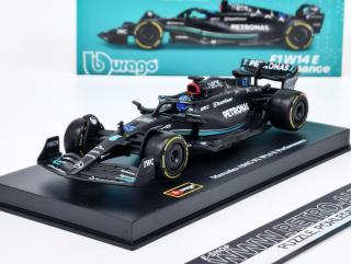 Mercedes AMG W14 E Performance F1 #63  G.Russell 2023 - Bburago 1:43 (s figurkou jezdce)