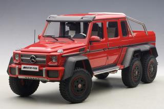 Mercedes-Benz G63 AMG 6×6 červená AUTOart 1:18 (Zvýhodněná cena)