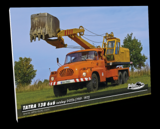 Obraz č. 11 - Tatra 138 6x6 autobagr D-032a (1959 - 1972) 100 x 70 cm