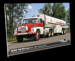 Obraz č. 20 - TATRA 148 NTt 6x6 (1969 - 1982) s návěsem CN 23 TO 100 x 70 cm
