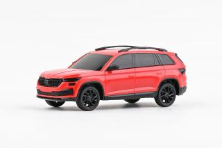 Plasťáček Škoda Kodiaq FL Červená ABREX 1:43