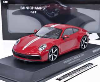 Porsche 911 Carrera 4S červená MINICHAMPS 1:18