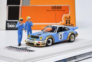 Porsche 911 Carrera RS #3 Rallye Monte Carlo 1978 s figurkami IXO 1:43 (Jezdci: J.P.Nicolas/V.Laverne)