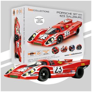 Porsche 917 KH #23 Salzburg - STAVEBNICE - IXO 1:8 (STAVEBNICE MĚŘÍTKO 1:8 !!! Naskladňujeme další kusy - odesíláme duben 2025!)