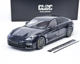 Porsche Panamera Turbo S 2020 modrá metalíza MINICHAMPS 1:18