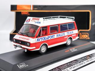 RAF 2203 Avtoexport Rallye Team Service  Assistance - červená/bílá IXO 1:43 (Doprovodný vůz)