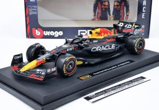 Red Bull RB19 Oracle Red Bull Racing #1 M.Verstappen F1 World Champion 2023 Bburago 1:18 (s figurkou jezdce)