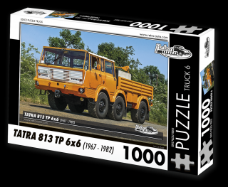 Retro-Auta Puzzle BUS 1 - ŠKODA 706 RTO (1968) 1000 dílků