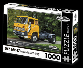 Retro-Auta Puzzle BUS 1 - ŠKODA 706 RTO (1968) 1000 dílků
