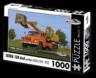 Retro-Auta Puzzle BUS 1 - ŠKODA 706 RTO (1968) 1000 dílků