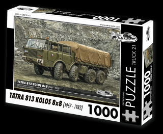 Retro-Auta Puzzle BUS 1 - ŠKODA 706 RTO (1968) 1000 dílků