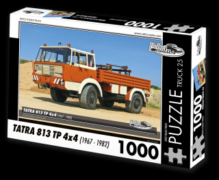 Retro-Auta Puzzle BUS 1 - ŠKODA 706 RTO (1968) 1000 dílků