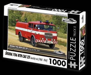 Retro-Auta Puzzle BUS 1 - ŠKODA 706 RTO (1968) 1000 dílků