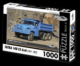Retro-Auta Puzzle BUS 1 - ŠKODA 706 RTO (1968) 1000 dílků
