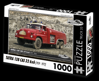 Retro-Auta Puzzle BUS 1 - ŠKODA 706 RTO (1968) 1000 dílků