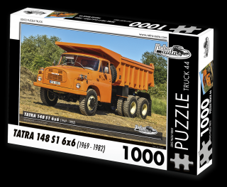 Retro-Auta Puzzle BUS 1 - ŠKODA 706 RTO (1968) 1000 dílků