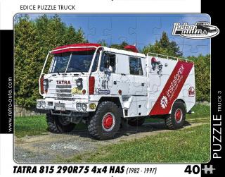 Retro-Auta Puzzle BUS 1 - ŠKODA 706 RTO (1968) 40 dílků