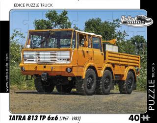 Retro-Auta Puzzle BUS 1 - ŠKODA 706 RTO (1968) 40 dílků
