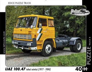 Retro-Auta Puzzle BUS 1 - ŠKODA 706 RTO (1968) 40 dílků
