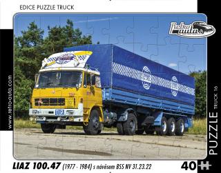 Retro-Auta Puzzle BUS 1 - ŠKODA 706 RTO (1968) 40 dílků