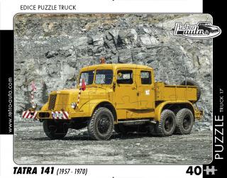 Retro-Auta Puzzle BUS 1 - ŠKODA 706 RTO (1968) 40 dílků