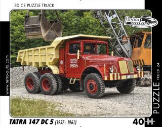 Retro-Auta Puzzle BUS 1 - ŠKODA 706 RTO (1968) 40 dílků