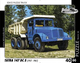 Retro-Auta Puzzle BUS 1 - ŠKODA 706 RTO (1968) 40 dílků