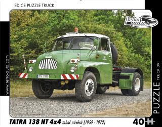 Retro-Auta Puzzle BUS 1 - ŠKODA 706 RTO (1968) 40 dílků
