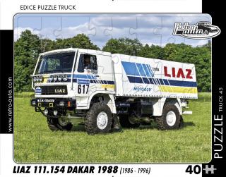 Retro-Auta Puzzle BUS 1 - ŠKODA 706 RTO (1968) 40 dílků