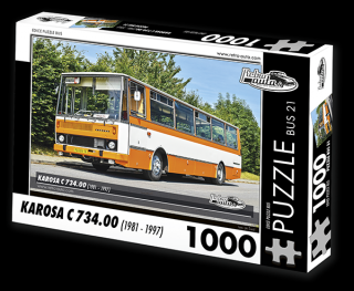 Retro-Auta Puzzle BUS 17 - KAROSA ŠD 11 (1979) 1000 dílků