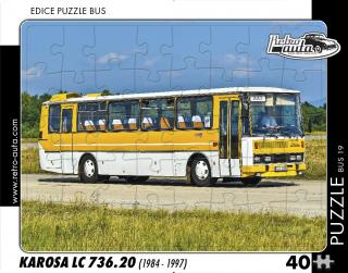 Retro-Auta Puzzle BUS 17 - KAROSA ŠD 11 (1979) 40 dílků
