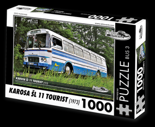 Retro-Auta Puzzle BUS 3 - KAROSA ŠL 11 TOURIST (1973) 1000 dílků