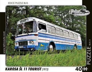 Retro-Auta Puzzle BUS 3 - KAROSA ŠL 11 TOURIST (1973) 40 dílků