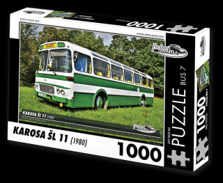 Retro-Auta Puzzle BUS 7 - KAROSA ŠL 11 (1980) 1000 dílků