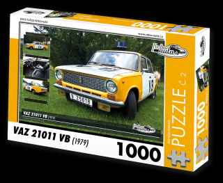 Retro-Auta Puzzle č. 2 - VAZ 21011 VB (1979) 1000 dílků
