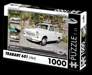 Retro-Auta Puzzle č. 23 - TRABANT 601 (1965) 1000 dílků