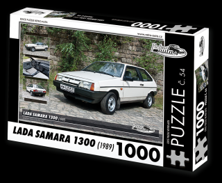 Retro-Auta Puzzle č. 54 - LADA SAMARA 1300 (1989) 1000 dílků