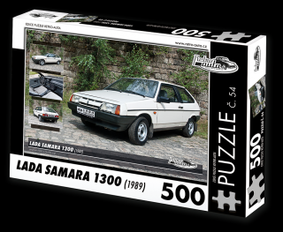 Retro-Auta Puzzle č. 54 - LADA SAMARA 1300 (1989) 500 dílků