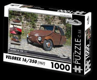 Retro-Auta Puzzle č. 55 - VELOREX 16/350 (1967) 1000 dílků