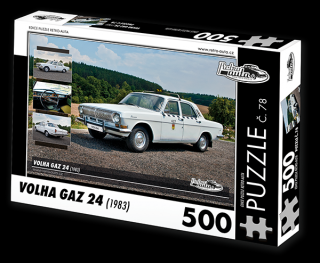 Retro-Auta Puzzle č. 78 - VOLHA GAZ 24 (1983) 500 dílků