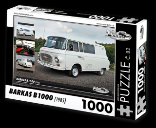Retro-Auta Puzzle č. 82 - BARKAS B 1000 (1985) 1000 dílků